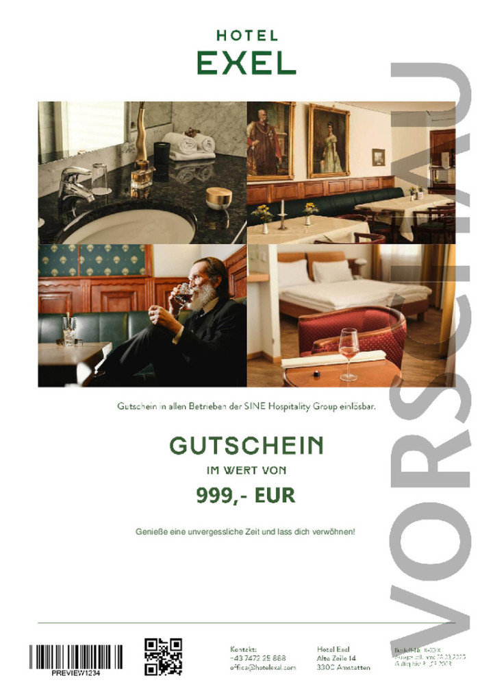 Wertgutschein - Hotel Exel